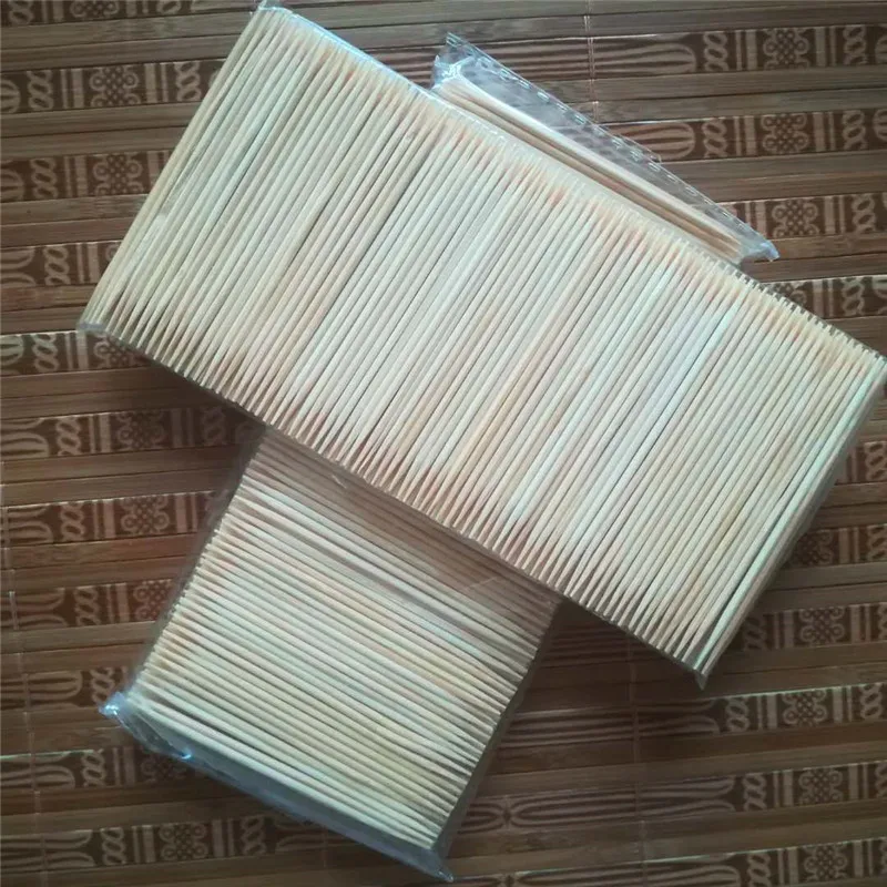 400 шт. двухсторонние зубочистки вечерние натурального бамбука | Дом и сад