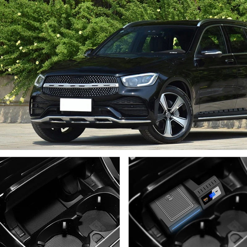 15 Вт автомобильное беспроводное зарядное устройство для телефона Mercedes Benz W205 AMG C43