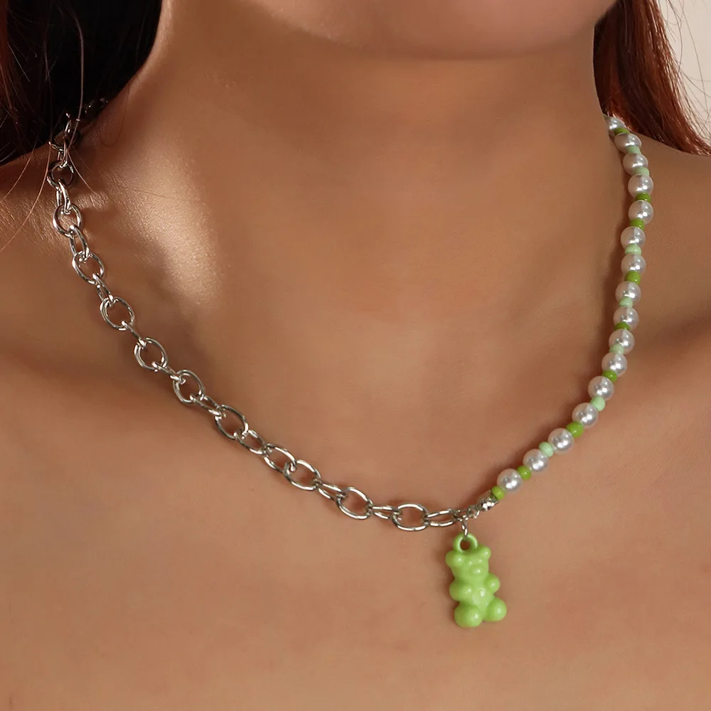 Модные металлические бриллиантовые женские классические ожерелья с подвесками