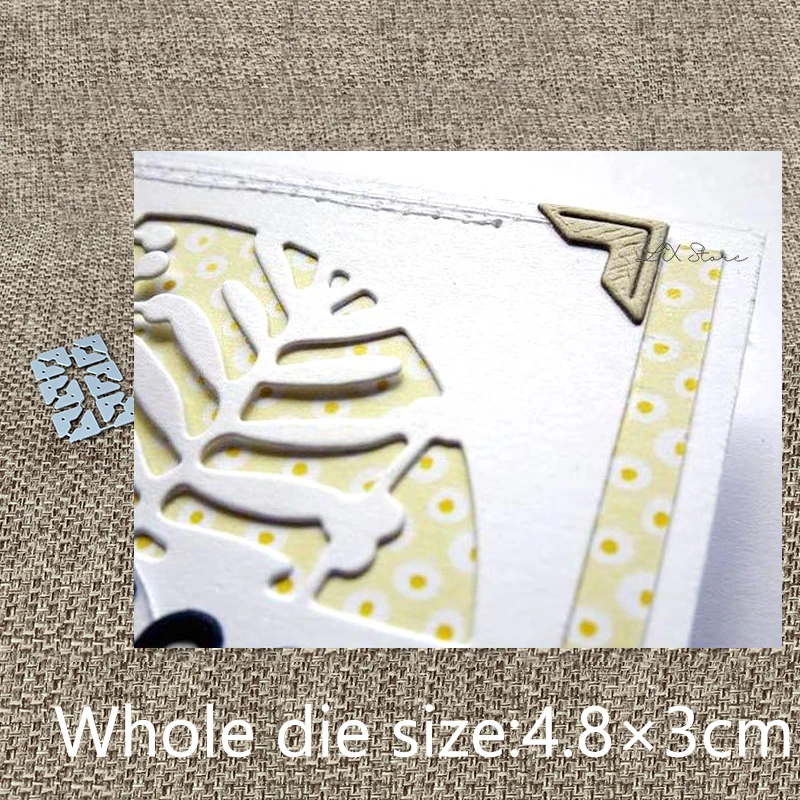 Новый дизайн металлический трафарет для рукоделия пресс формы 6 шт. Угловое