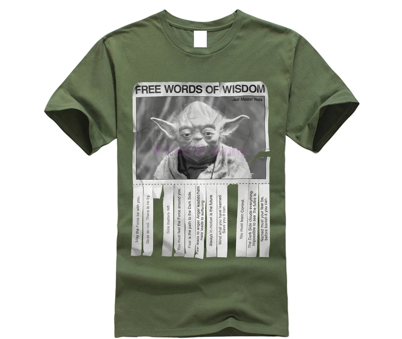 GILDAN Star Wars Yoda футболки топы 100% хлопок вырез лодочкой Мужская футболка 4XL новое