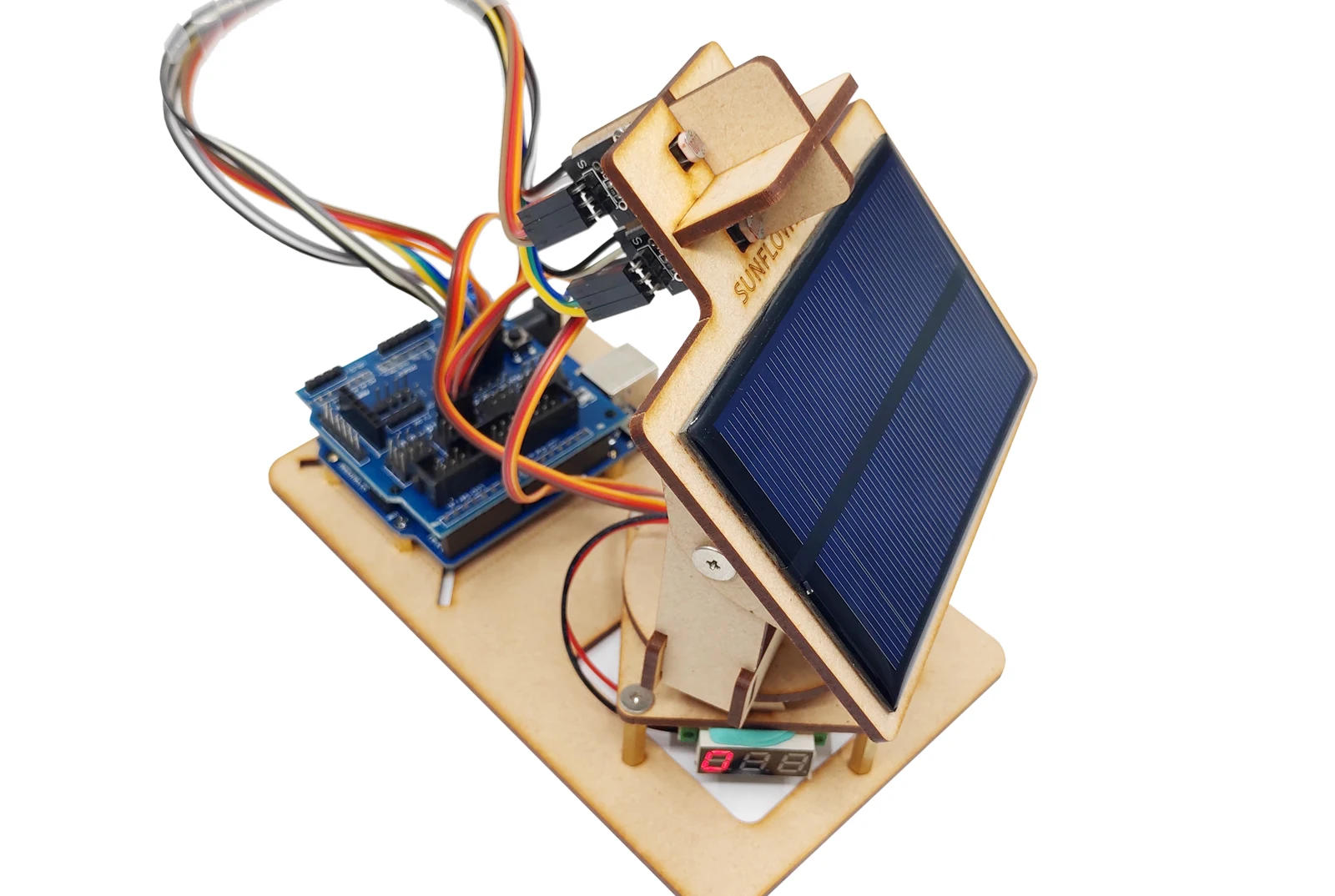 

Smart Solar Light Tracking Equipment Power Generation Maker Project Small Production Suitable for Single-chip Microcompu