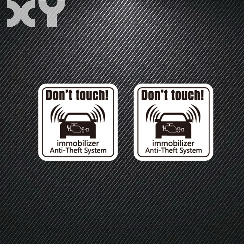 XY 2 предмета с надписью Don't Touch наклейка для грузовика бампер на окно автомобиля