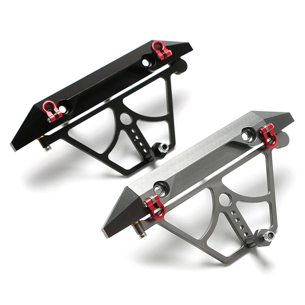 

RCTOYFUN Новый Черный Серый холодный гоночный сплав задний бампер кронштейн для RC 1/10 axial SCx10 II