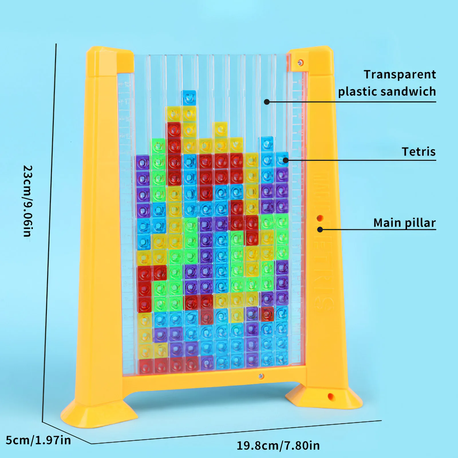 

Child Building Blocks Tangram Toy Colorful Brain Teaser Puzzles Jigsaw Baby Cognitive Development Educational Toys For Kids Gift