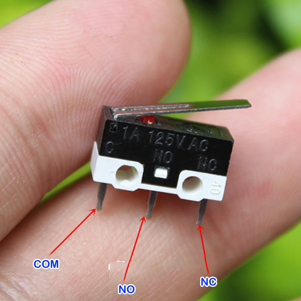10 шт. мини микро концевой выключатель без NC 3 контакта PCB терминалы нормально