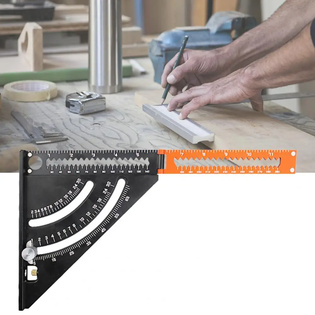 

New 2in1 Triangle Bracket Extendable Arm Portable Design Tool for Home Work Aluminum Alloy Woodworking Professional Foldable