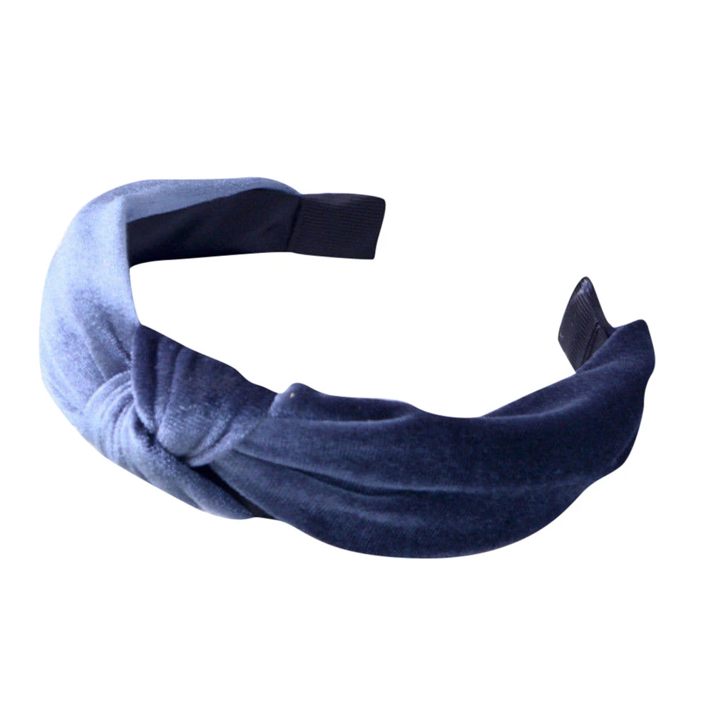 Бархатные женские повязки на голову с узлом винтажные аксессуары для волос