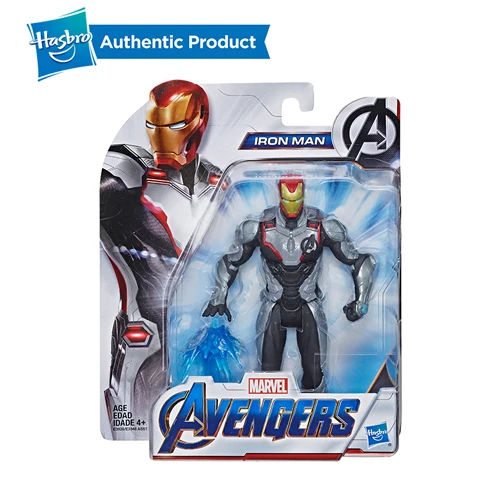 E3926-IRON MAN FurReal Friends, My Little Pony с принтами "Marvel", "Мстители", завершающей команда костюм 6-дюймовый "Человек-паук" Железный человек Человек-муравей Капитан Америка черный пантера Ronin танос "Халк"," - Цвет: E3926-IRON MAN