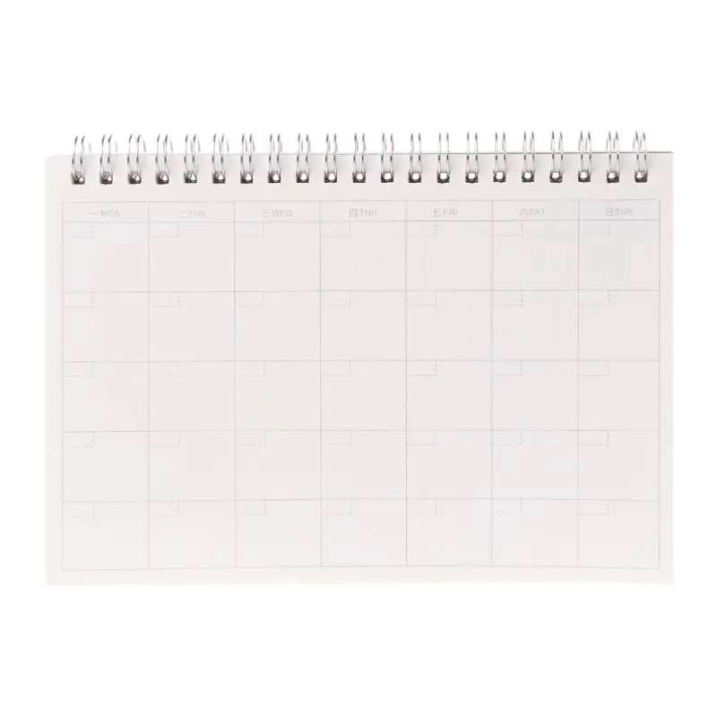 

Planner Book Monthly Weekly Daily Agenda Schedule Blank Diary DIY Study Notebook