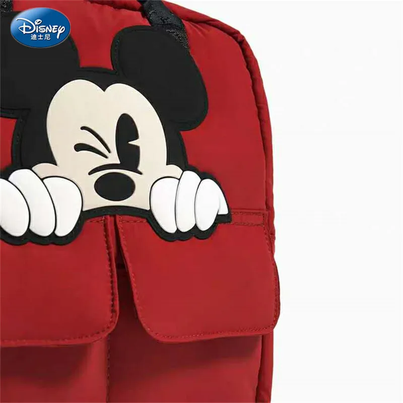 Дисней милый мультфильм Микки рюкзак модный Повседневный студенческий школьный