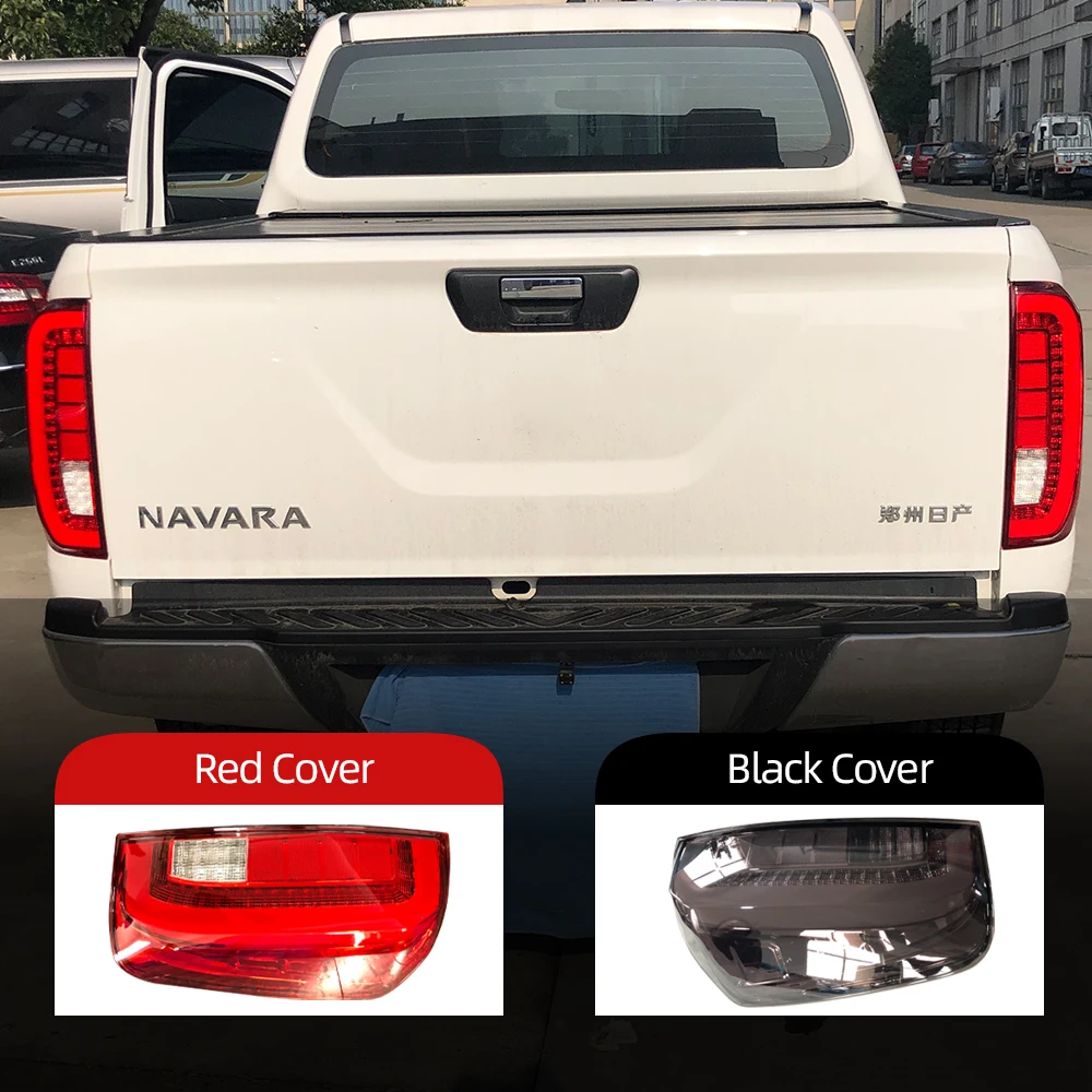 1 пара задние фонари для Nissan Navara Np300 2015 2016 2017 2018 2019 светодиодный фонарь задний