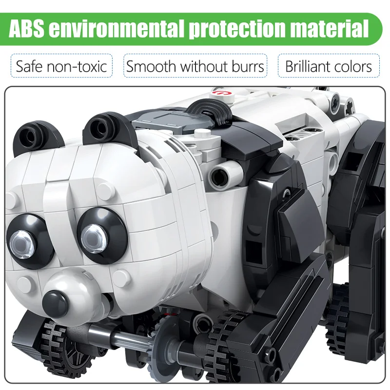 427 шт. городские строительные блоки техника электрические панды животные робот