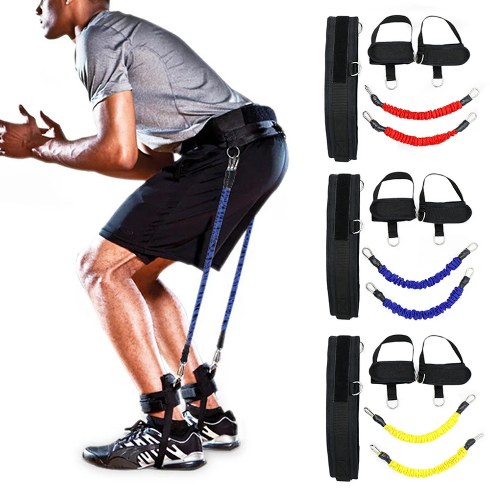 

Fitness Bounce Trainer Pull Rope Basketball Football Running Jump Trainer Resistance Bands Legs Strength Agility Training Strap