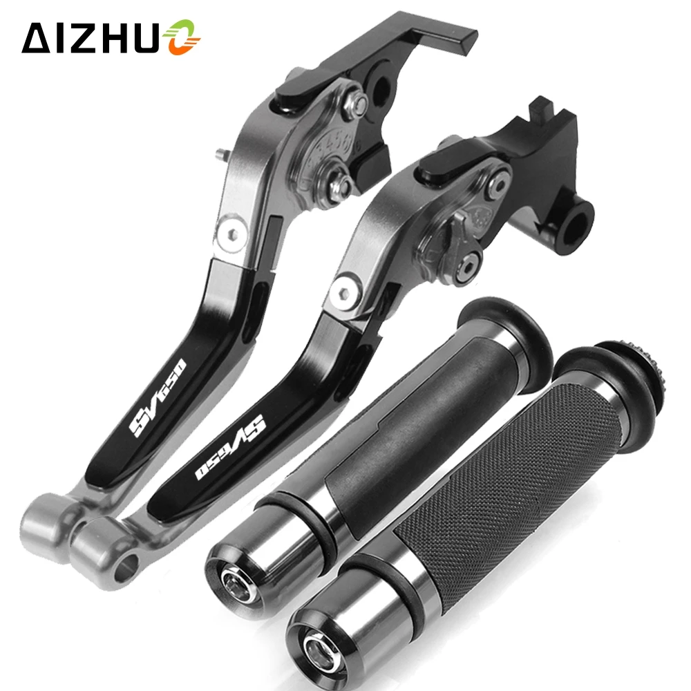 Для SUZUKI SV650/S SV 650 1999-2009 2000 2001 2002 2003 Тормозной рычаг сцепления для мотоцикла Выдвижной регулируемый ручной Руль - Цвет: gray1