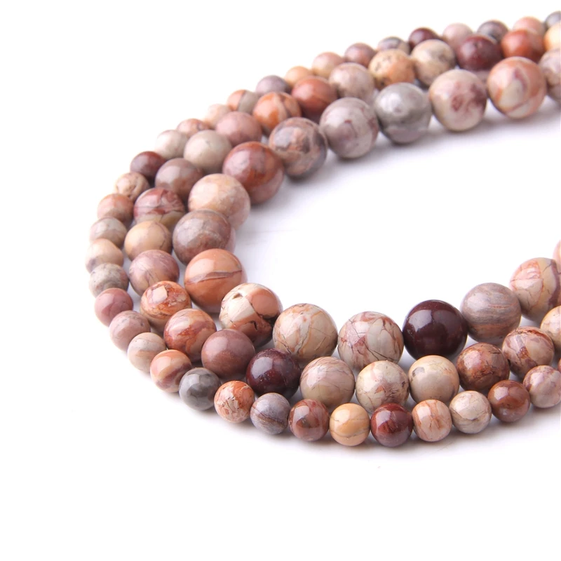 Кружевные Агаты натуральные круглые бусины гладкие и свободные из натурального