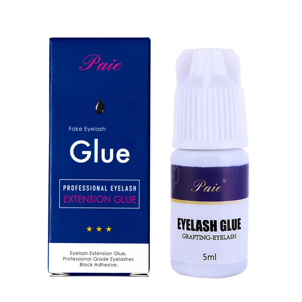 

Paie Brand 5ml Quick-Drying Waterproof Eyelash Grafting Glue Beauty Salon Anti-Allergic Retention Long Lasting 8 Weeks