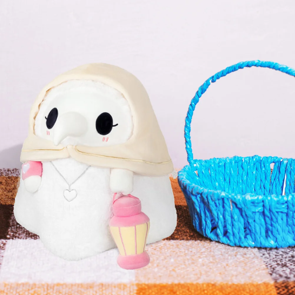 

Luminous Couple Cartoon Animal Plague Doctor Beak Stuffed Plush Toy Valentine'S Day Beak Doctor Party Prom Props Plush Toy Gifts