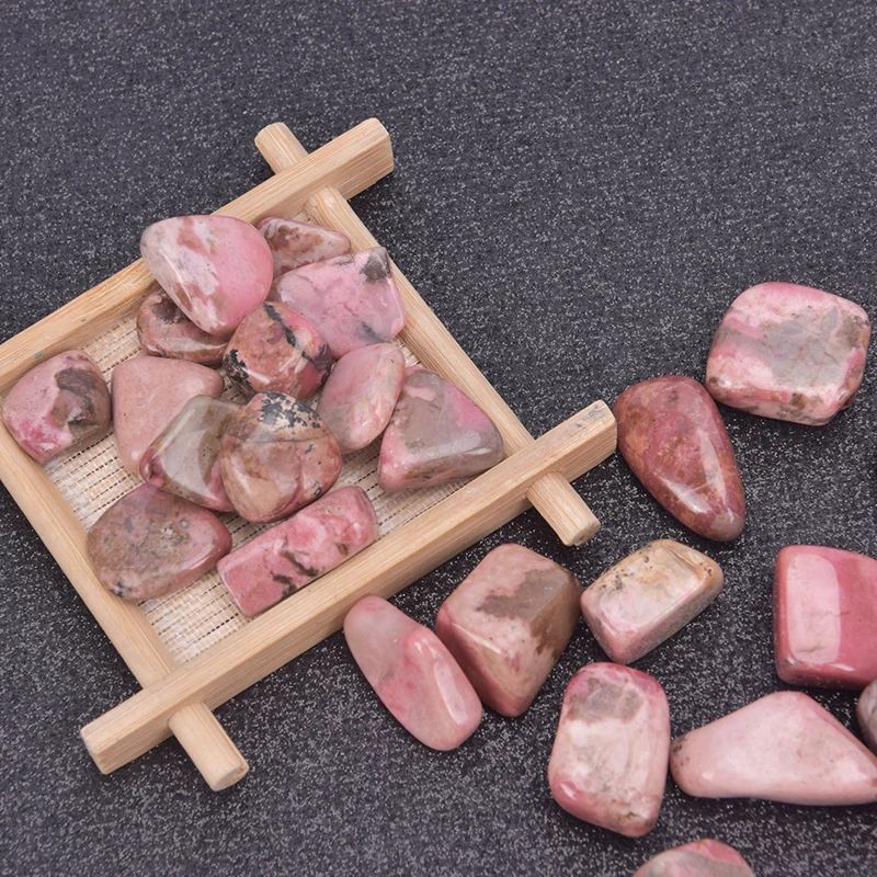 

100g Natural Rose Red Rhodochrosite Gravel Stones Crystal Mineral Healing
