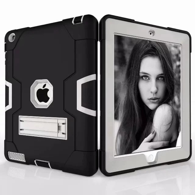 Для Apple IPad2 IPad3 IPad4 детская безопасная Броня ударопрочный сверхпрочный