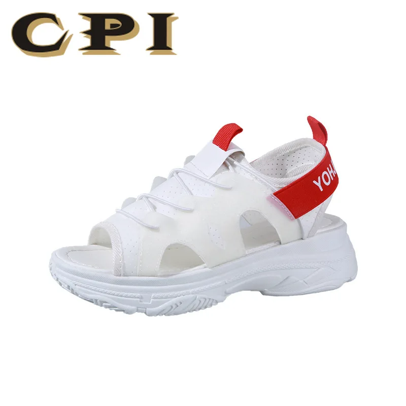 CPI/женские босоножки коллекция 2019 года сезон лето кроссовки на толстой подошве с