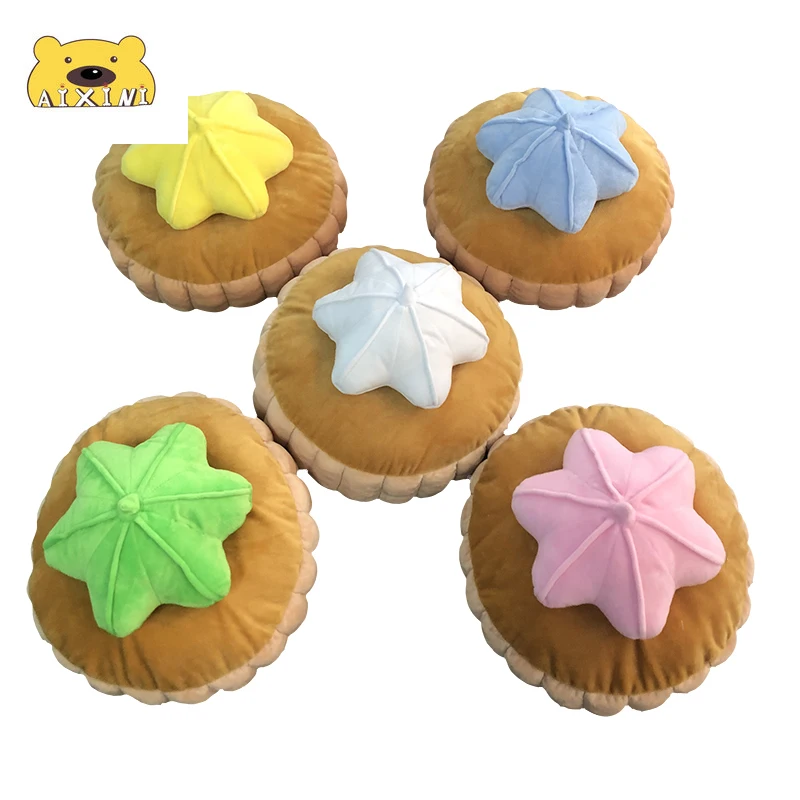 

Cake Decor Cute 3d Pillow Cake Plush Toys Stuffed Soft Toy for Children Kid Birthday Gift Plushie Kawaii Plush Food Plush Pillow