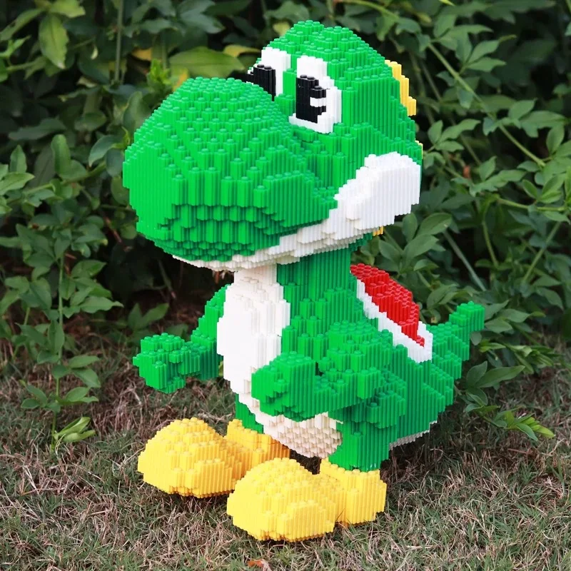 

6900pcs Large Dinosaur Video Game Model Diamond Building Block Cartoon Animation DIY Decoration Assembly Brick Children's Toy