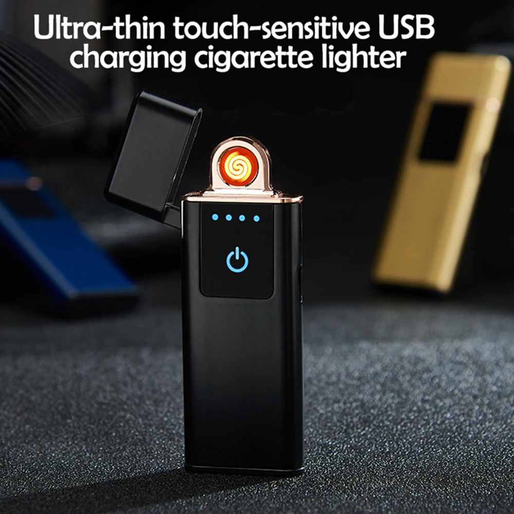 Мини Электронная USB зажигалка ветрозащитный сенсорный зажигалки с датчиками для