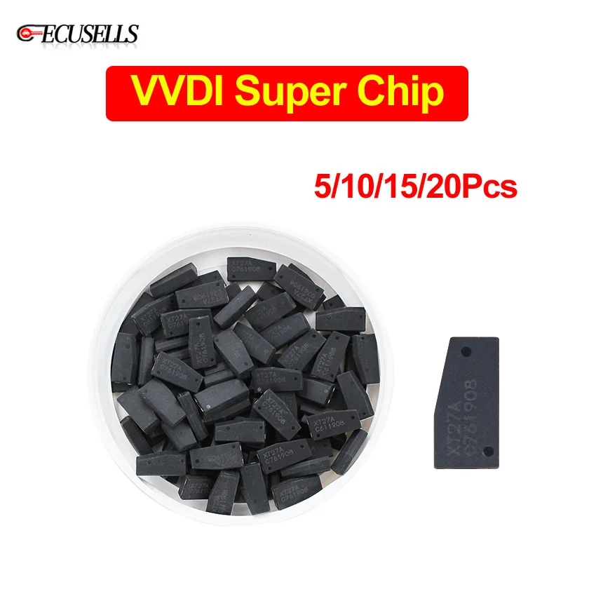 5/10/15/20 шт. транспондер чип Xhorse VVDI супер для ID46/40/43/4D/8C/8A/T3/47/41/42/45/ID46 VVDI2 инструмент /
