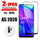 1-2 шт. закаленное стекло для защиты экрана для OPPO A5 2020 защита для телефона взрывозащищенное стекло для объектива камеры пленка для OPPO A5 2020