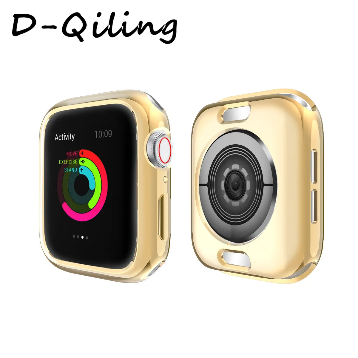 Бампер для apple watch series 3 4 2 1 5 Мягкий защитный чехол из ТПУ Защита задней рамки 42 мм 38