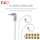 FiiO LC-2.5C3.5C4.4C сменный сбалансированный кабель MMCX для наушников ручной работы 2,5 мм 3,5 мм 4,4 см штекер для ShureWestoneJVCFiiO