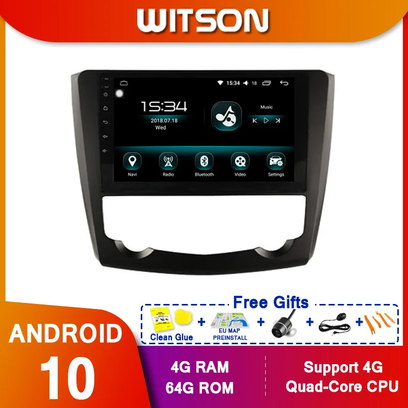 WITSON 9 &quotFULL HD сенсорный экран Android 10 0 Восьмиядерный Автомобильный GPS