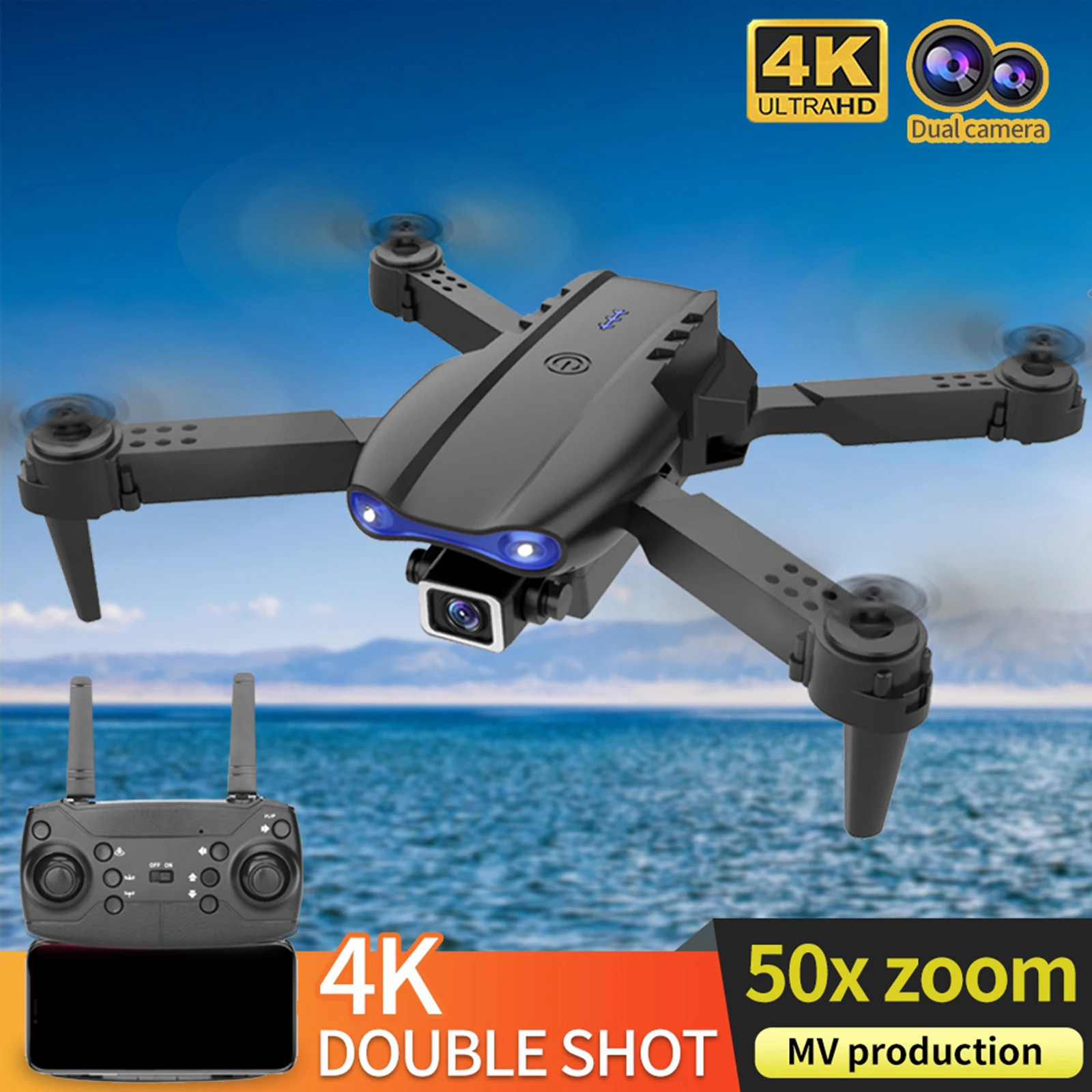 K3 RC Квадрокоптер Дрон Wi-Fi FPV 4K HD профессиональная широкоугольная камера с высоким