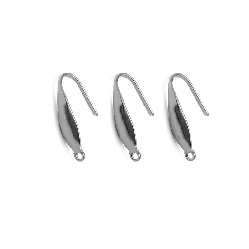 20 шт./лот никогда не выцветают серьги из нержавеющей стали крючки ушные провода