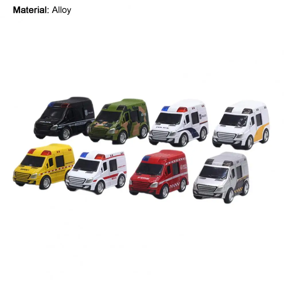 

8Pcs Car Toys Miniature Collectible Alloy Simulation Car Model for Kids