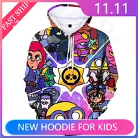 brawings poco and starboys girls 3d primo mortis thin hoodie crow spike max shelly hoodie kids game anime hoodie birthday gift