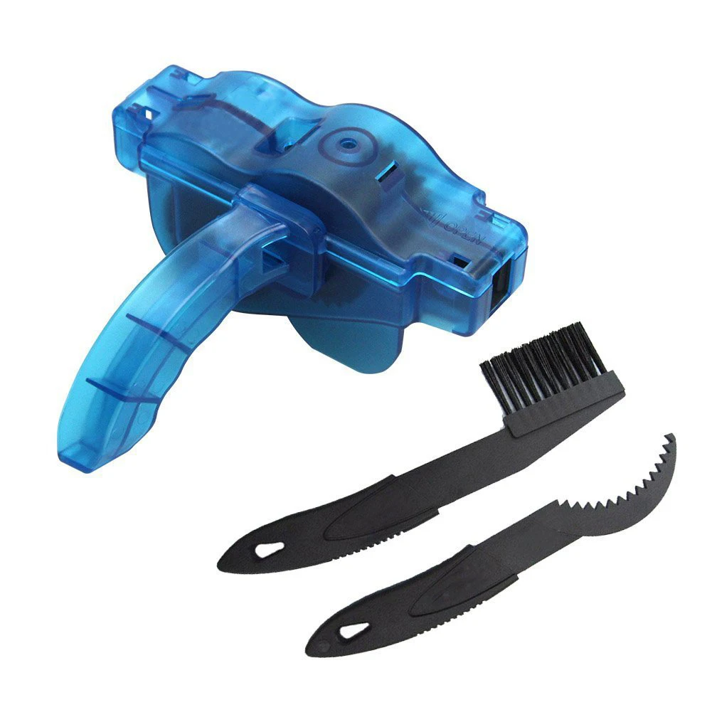 

2021 Machine Brushes Bicycle Maintenance Tool Clean Mountain Bike MTB Chain Scrubber Gear Cleaner Chain Cleaning Kit