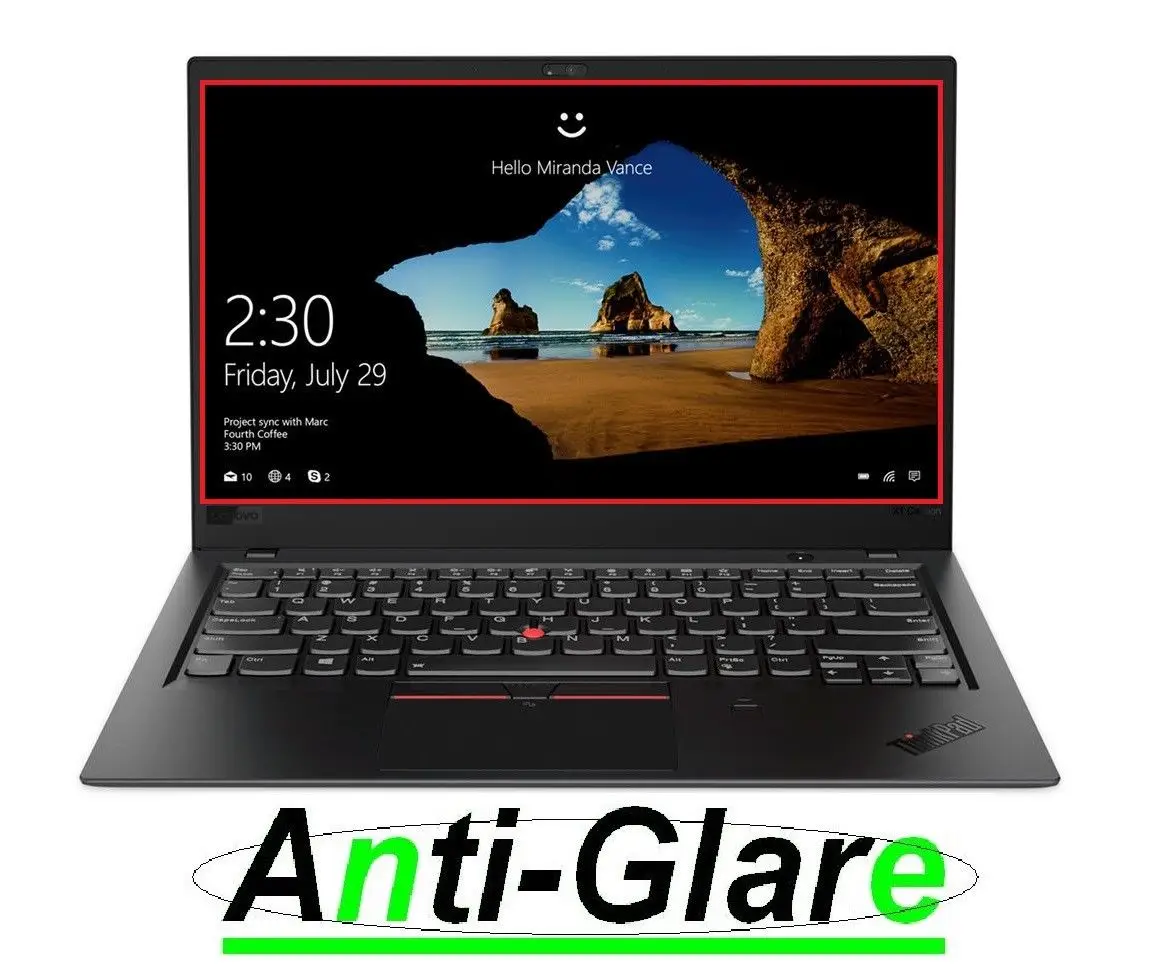 2 шт. Антибликовая Защитная крышка для экрана 14 дюймов Lenovo ThinkPad X1 Carbon (6-е
