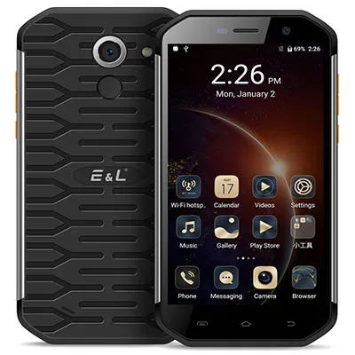 KEN XIN DA E&L S60 IP68 Водонепроницаемый 4G мобильный телефон 5,5 ''3 GB 64GB 13MP 3000mAh Мобильный телефон с функцией распознавания отпечатков пальцев