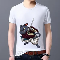 mans t shirt trend hot selling classic white o neck shirt youth casual all match commuter slim student short sleeve shirt