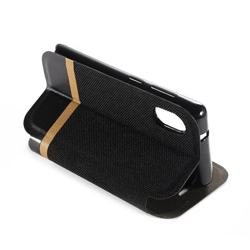 Холщовый чехол из искусственной кожи для телефона Rakuten Mini книжка деловой Мягкая