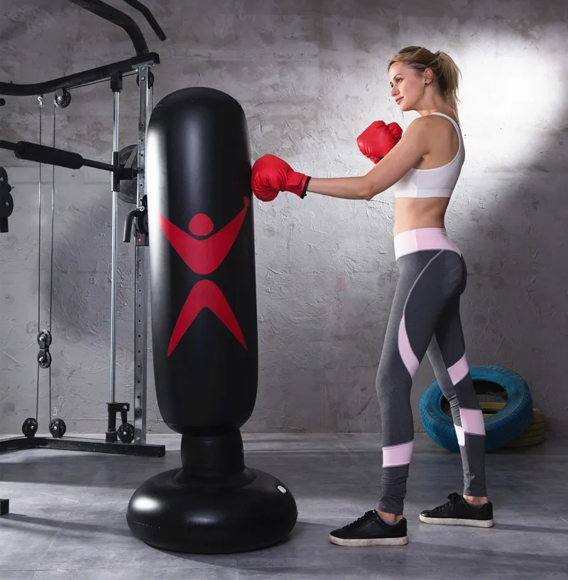 1 6 м вертикальный надувной боксерский мешок рефлекторная база воды сброс
