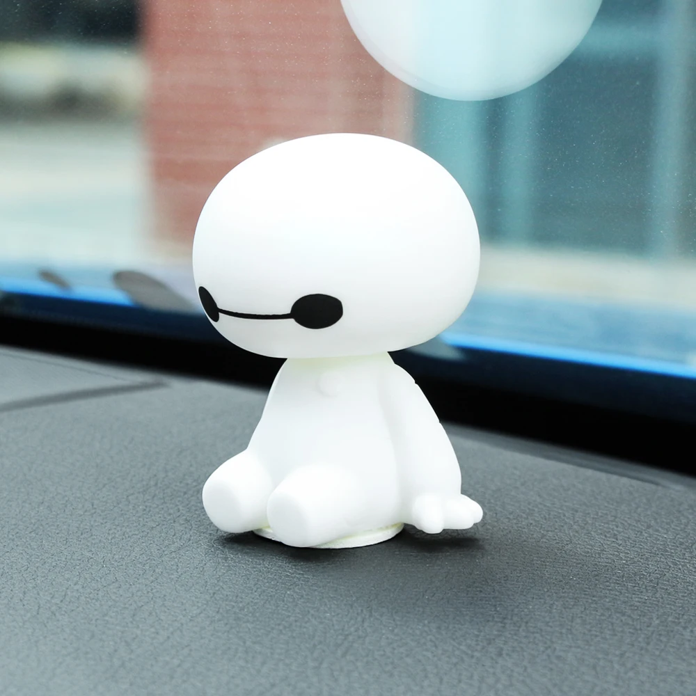 Бамбуковый древесный уголь автомобильный орнамент милые качающиеся головы