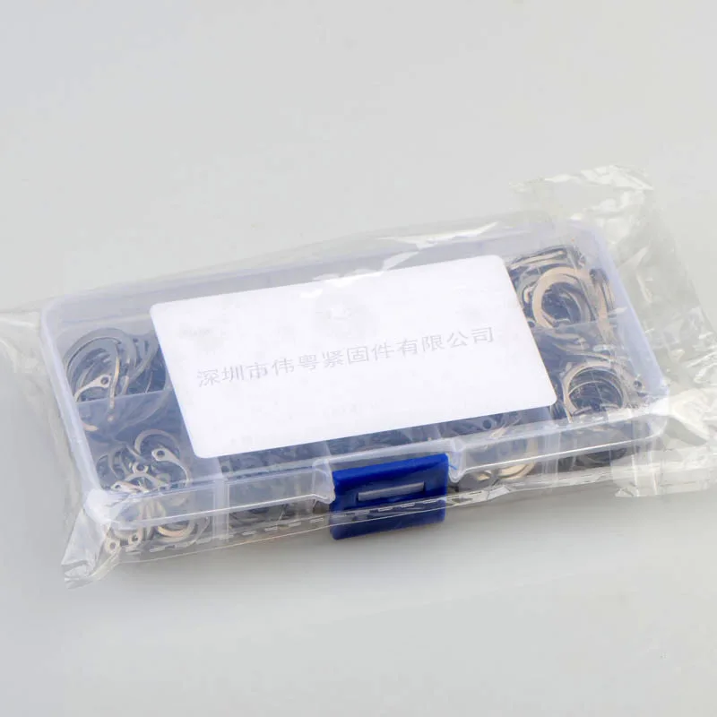 

200pcs M10 / 12/13/14/15/16/17/18 stainless steel 304 GB894.1 shaft retaining ring combination set
