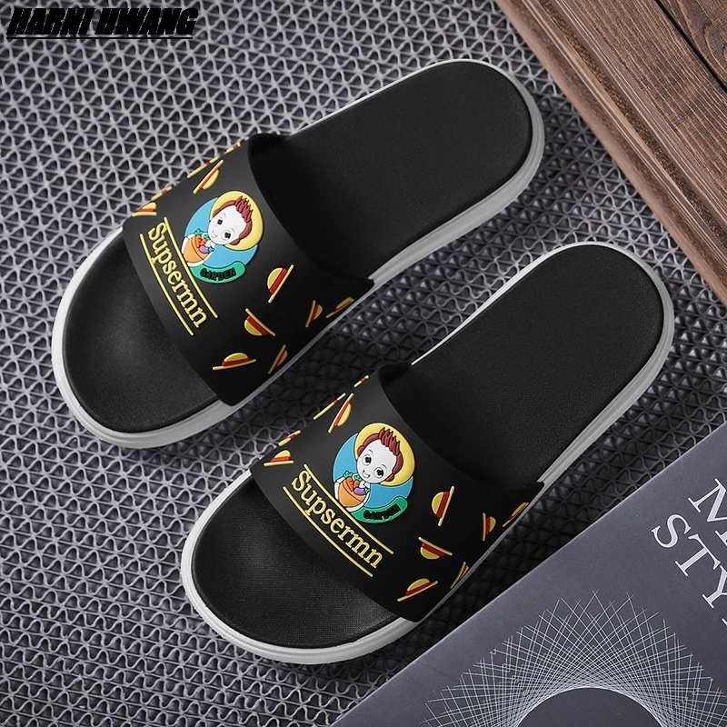 

Summer Fashion Men'S Slippers, Comfortable Lightweight Sports Shoes, Casual Breathable Outdoor Beach Flat Shoes Oversized Size