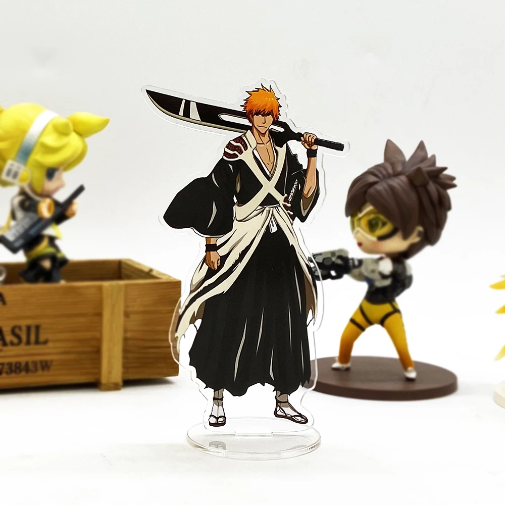 Блич Куросаки Ичиго HF фигурка на акриловой подставке модель пластины держатель