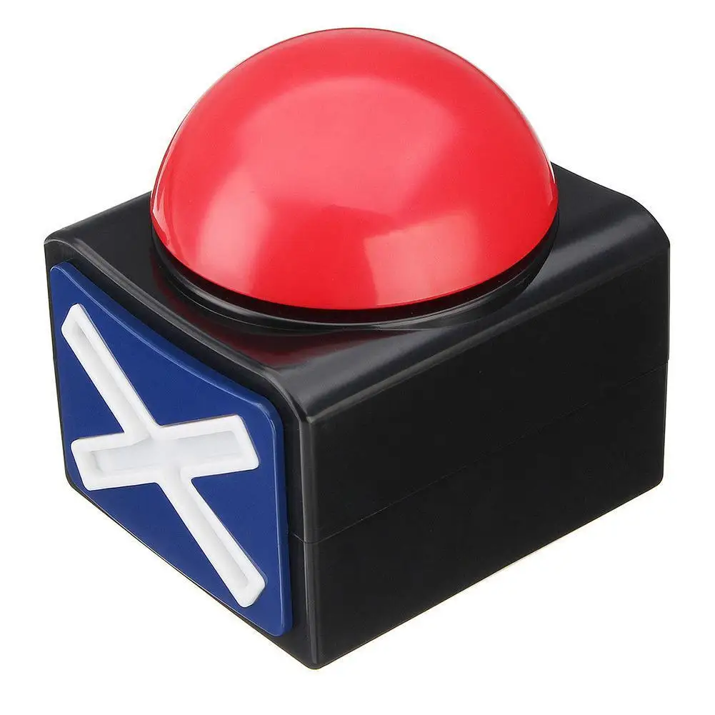 

1pcs Red Game Answer Buzzer Novelty Stress Relief Button Sound Light With Toys Decompression Joking Venting M3Z7