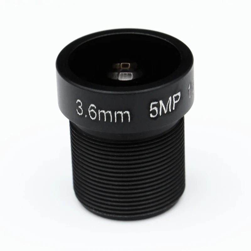 

X4pcs 1/2.5 "5MP HD 3,6 мм Фиксированная Радужная оболочка 128 градусов широкоугольный ИК-объектив CCTV M12 для CCD ip-камеры