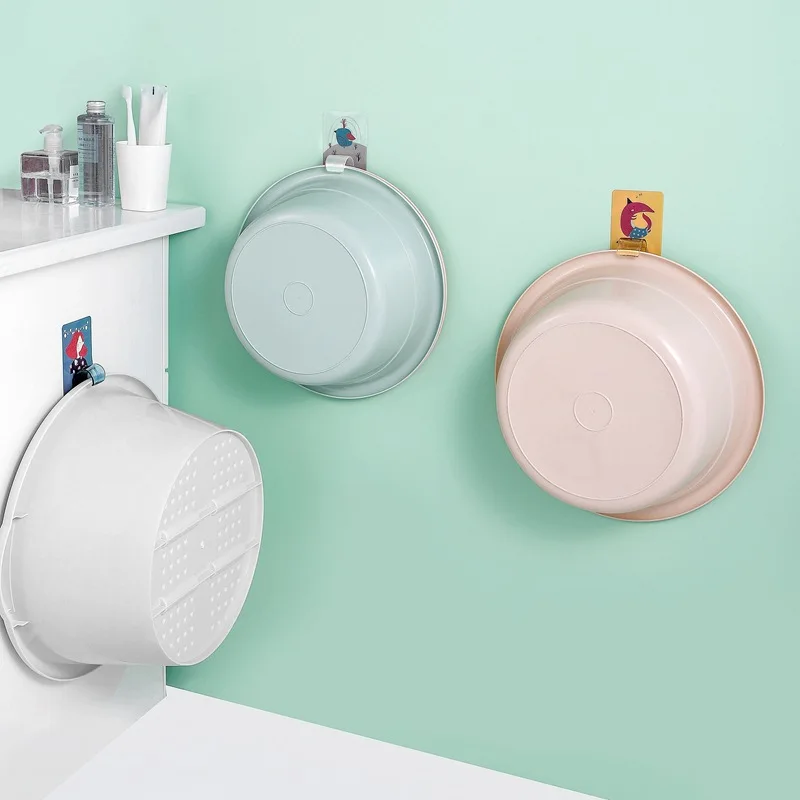 Мультяшная стойка для раковины без следов настенная подвесная в ванную комнату